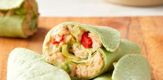Posna tortilja sa tunjevinom i avokadom Posna tortilja sa tunjevinom i avokadom