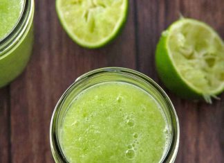 Posni smuti od od krastavca i limete Posni smuti od od krastavca i limete