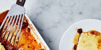 Posna musaka od pečenih paprika Posna musaka od pečenih paprika