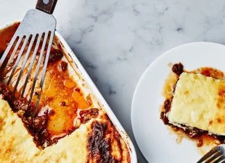 Posna musaka od pečenih paprika Posna musaka od pečenih paprika