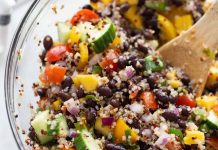 Posna salata od kinoe i pasulja Posna salata od kinoe i pasulja