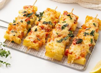 Posni ražnjići od makarona Posni ražnjići od makarona