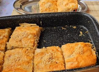 Posna gibanica od krompira i praziluka Posna gibanica od krompira i praziluka