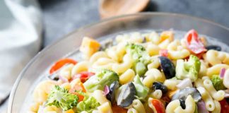 Posna hladna salata od testenine sa povrćem Posna hladna salata od testenine sa povrćem