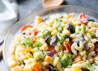 Posna hladna salata od testenine sa povrćem Posna hladna salata od testenine sa povrćem