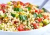 Posna kuskus salata sa povrćem i limunom Posna kuskus salata sa povrćem i limunom