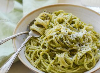 Posna pasta sa pestom od rukole Posna pasta sa pestom od rukole