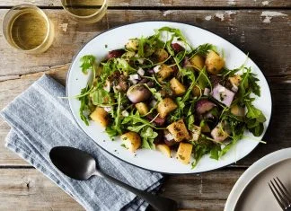 Posna salata od mladog krompira sa rukolom Posna salata od mladog krompira sa rukolom