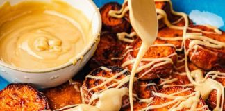 Posni pečeni batat sa tahini sosom Posni pečeni batat sa tahini sosom