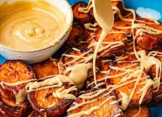 Posni pečeni batat sa tahini sosom Posni pečeni batat sa tahini sosom
