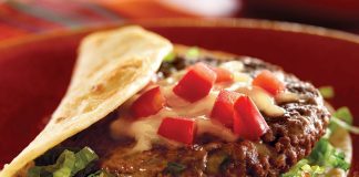 Posna tortilja sa burgerom od soje Posna tortilja sa burgerom od soje