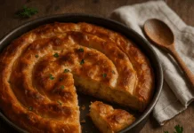 Posna pita sa krompirom i lukom Posna pita sa krompirom i lukom