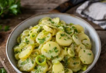 Posna krompir salata sa prazilukom Posna krompir salata sa prazilukom