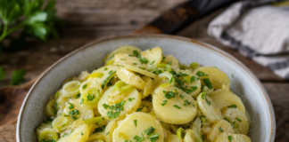 Posna krompir salata sa prazilukom Posna krompir salata sa prazilukom