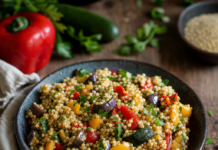 Posna salata od prosa i pečenog povrća Posna salata od prosa i pečenog povrća