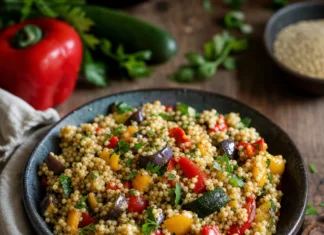 Posna salata od prosa i pečenog povrća Posna salata od prosa i pečenog povrća